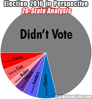 Election 2016 in Perspective, Apathy Wins in a Landslide